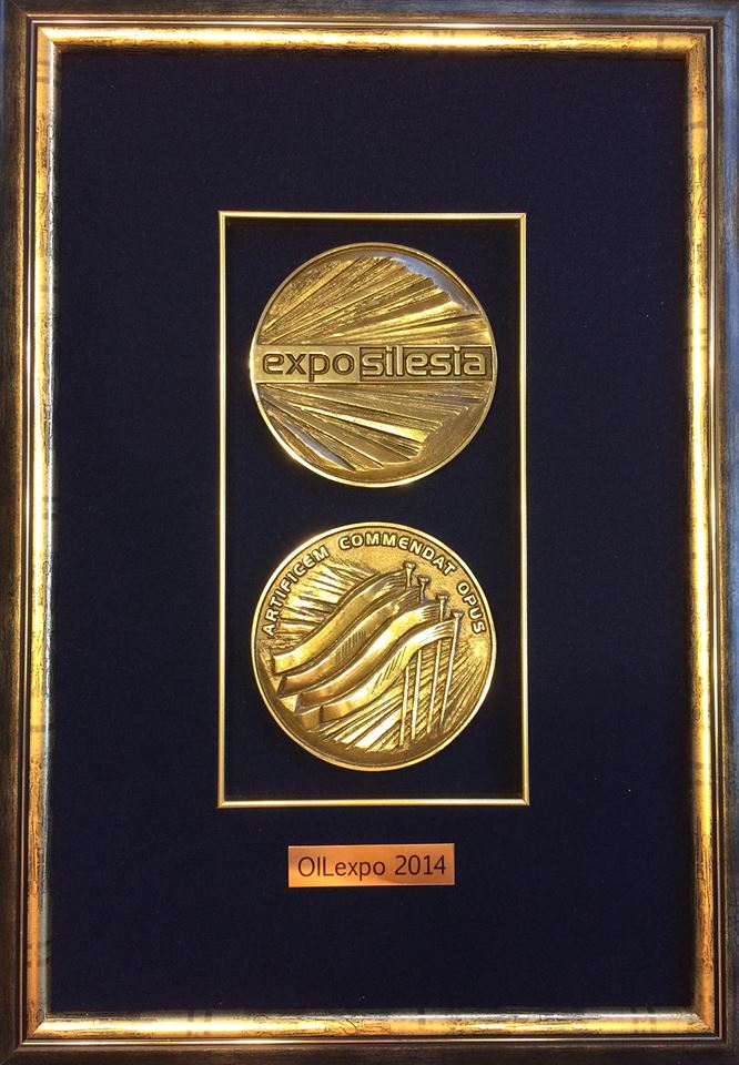 Gold Medal at OIL EXPO in category of Best Lubricants 2014